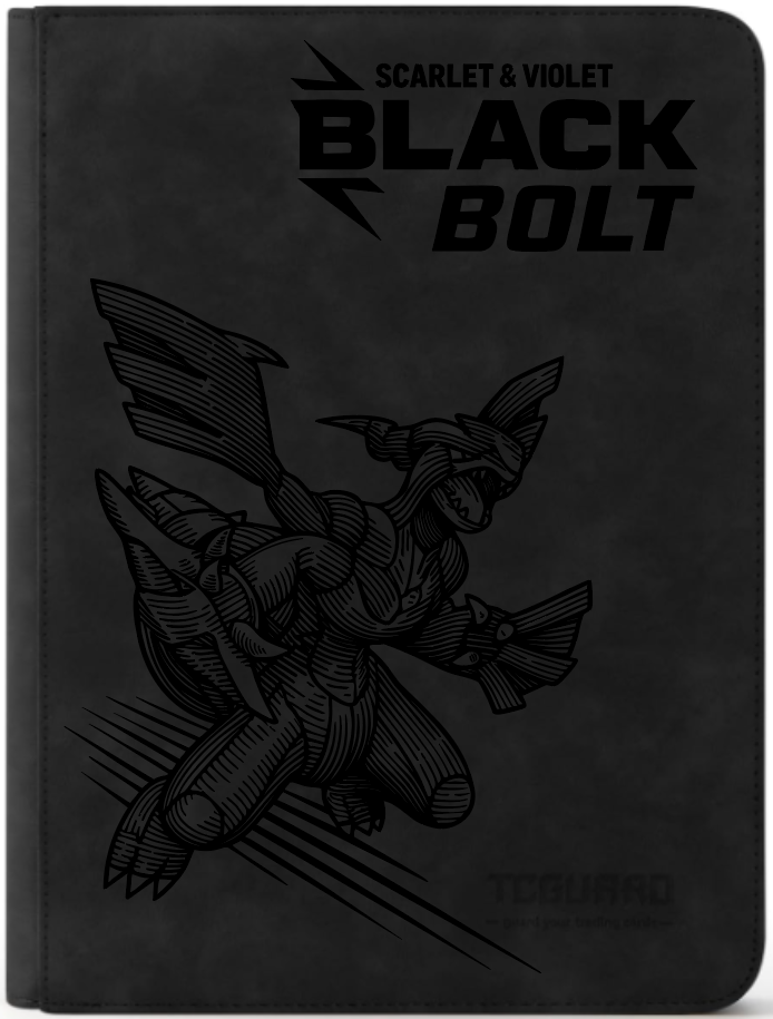 Black Bolt 9 Pocket Trading Card Binder